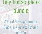 Tiny house plans bundle