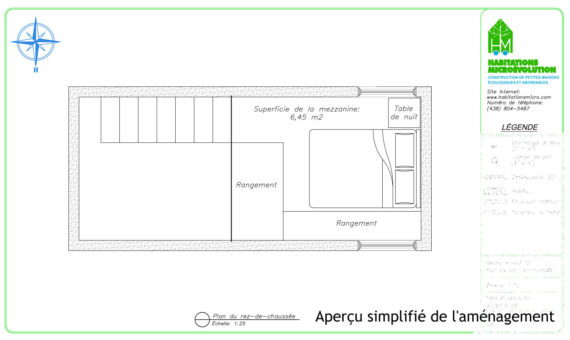 Plan de construction mini maison mezzanine