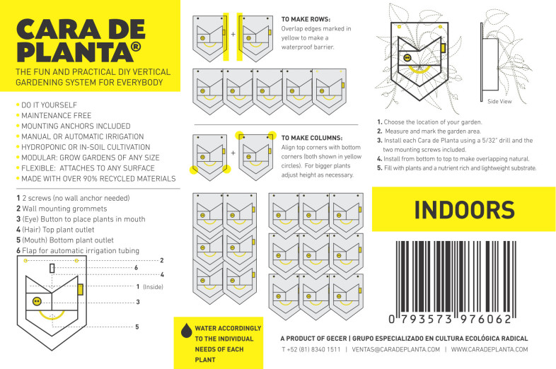 Cara de Planta instructions