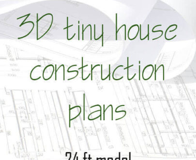 3D tiny house construction plan