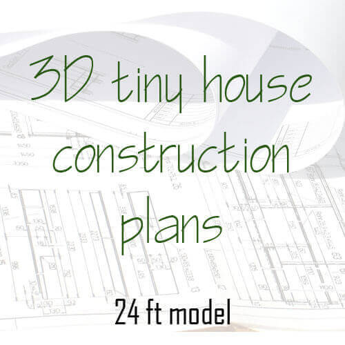 3D tiny house construction plan