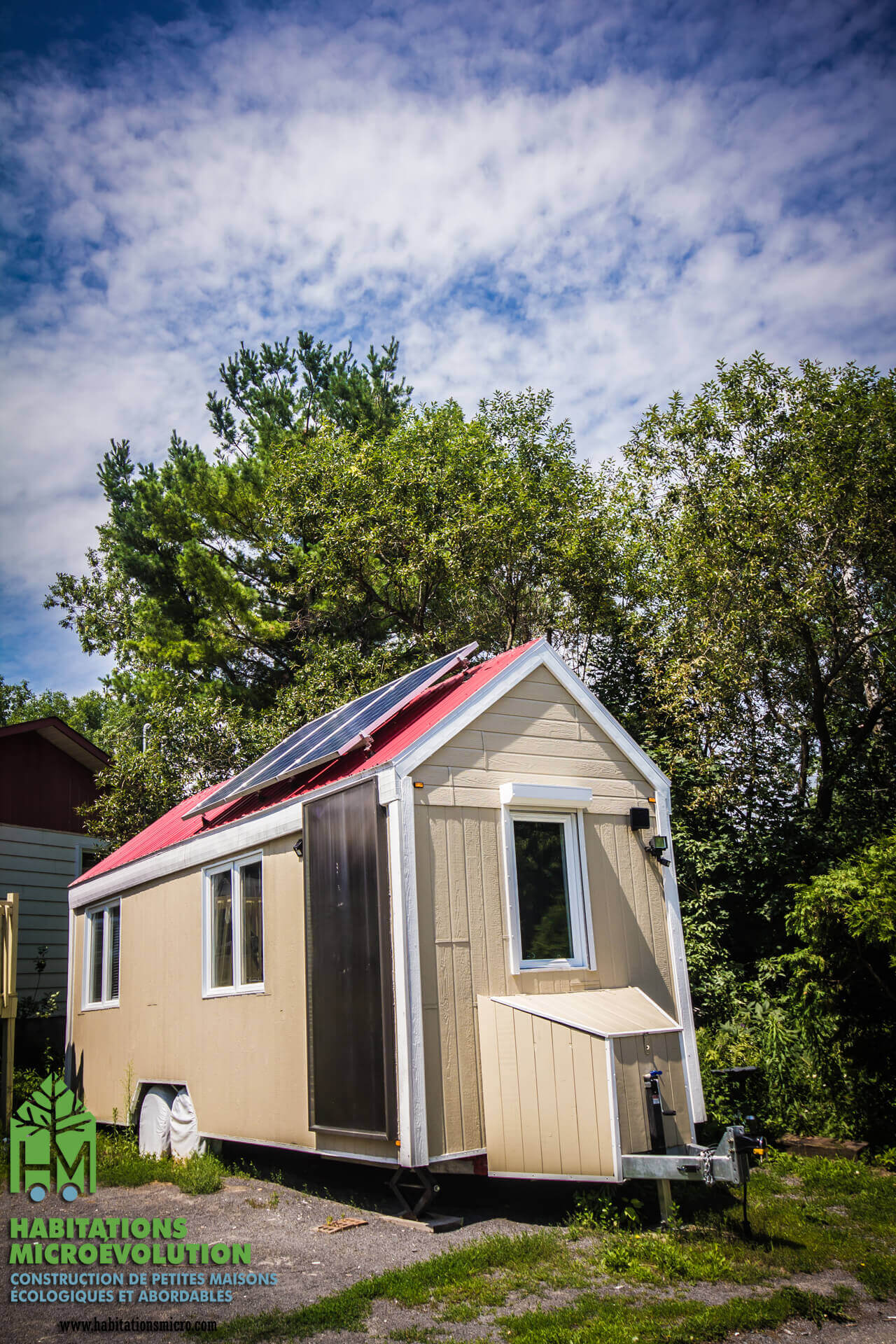 Où placer une mini maison sur roues?