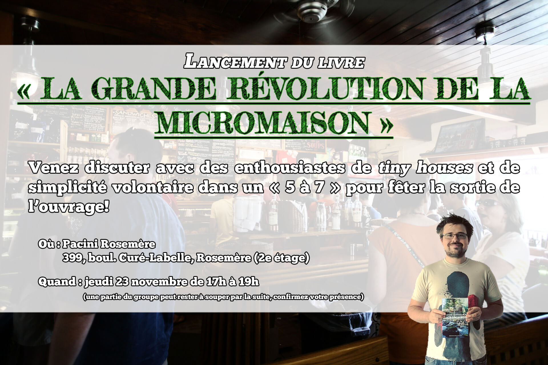 Lancement du livre « La grande révolution de la micromaison »