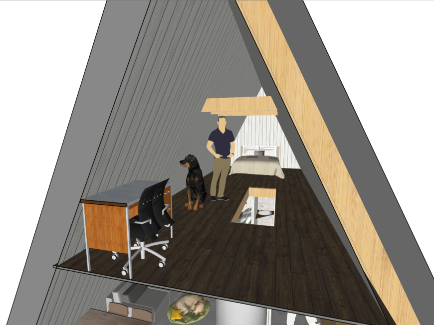 17. A-frame intérieur 3