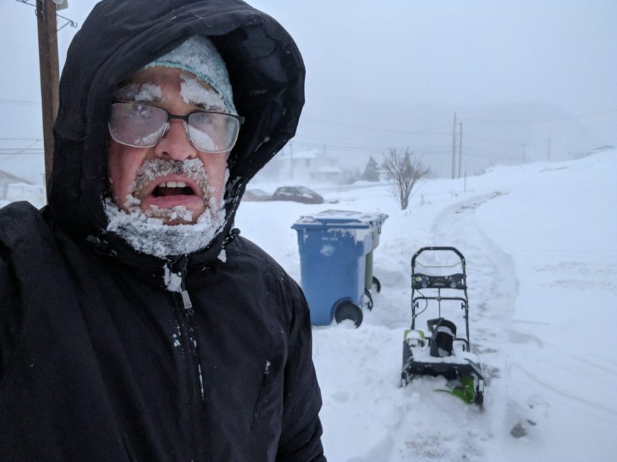 51. L'hiver en Gaspésie, près de la mer, ce n'est pas une partie de plaisir